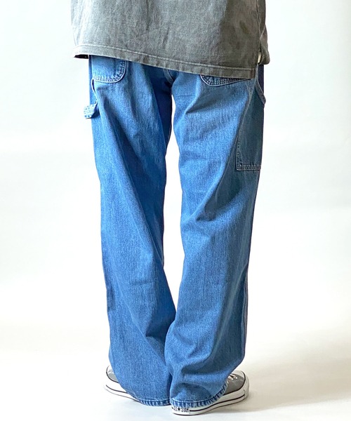 Wrangler（ラングラー）の「WRANGLER BROWN PAINTER PANTS/ラングラー ペインターパンツ（デニムパンツ・メンズ・サックスブルー/ブルー・S/M/L）」の5枚目の写真