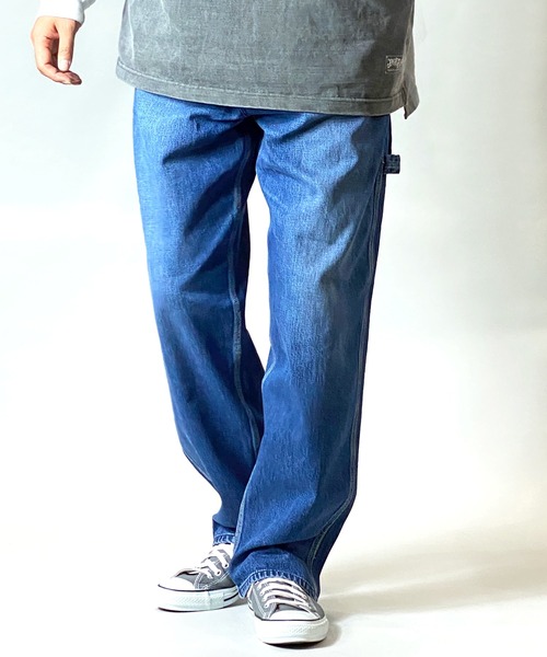 Wrangler（ラングラー）の「WRANGLER BROWN PAINTER PANTS/ラングラー ペインターパンツ（デニムパンツ・メンズ・サックスブルー/ブルー・S/M/L）」の10枚目の写真