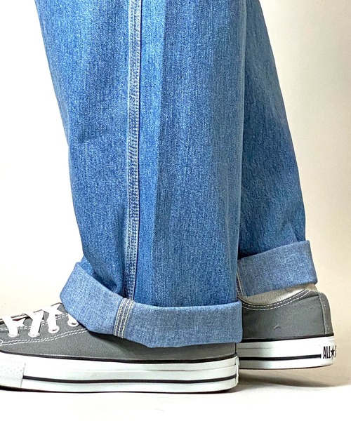 Wrangler（ラングラー）の「WRANGLER BROWN PAINTER PANTS/ラングラー ペインターパンツ（デニムパンツ・メンズ・サックスブルー/ブルー・S/M/L）」の17枚目の写真