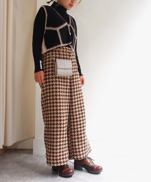 byあしながおじさん（バイアシナガオジサン）の「レースアップシューズ　-8980438（ドレスシューズ・レディース・ベージュ/マルチ/チェック・22.5cm/23.5cm/24.5cm/23.0cm/24.0cm/25.0cm/22.0cm）」の16枚目の写真