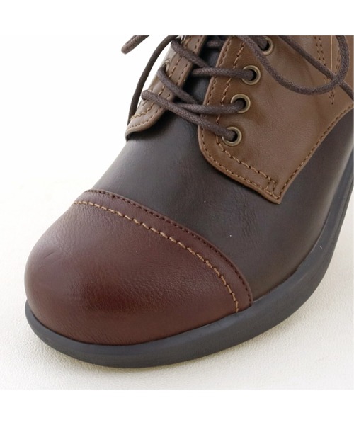 byあしながおじさん（バイアシナガオジサン）の「レースアップシューズ　-8980438（ドレスシューズ・レディース・ベージュ/マルチ/チェック・22.5cm/23.5cm/24.5cm/23.0cm/24.0cm/25.0cm/22.0cm）」の21枚目の写真