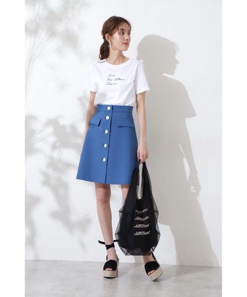 JILL STUART(ジルスチュアート)の「◆メッセージTシャツ(Tシャツ/カットソー・レディース・ベージュ/ホワイト/ピンク・FREE)」の5枚目の写真