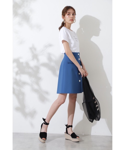 JILL STUART(ジルスチュアート)の「◆メッセージTシャツ(Tシャツ/カットソー・レディース・ベージュ/ホワイト/ピンク・FREE)」の6枚目の写真