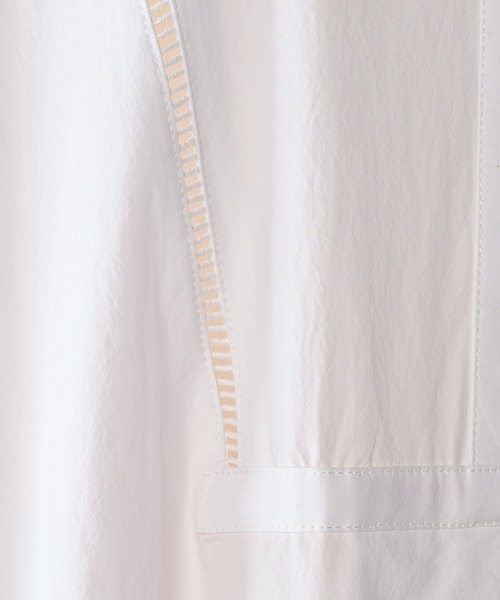 INTER FACTORY（インターファクトリー）の「長袖ワンピース（ワンピース・レディース・ホワイト・FREE）」の5枚目の写真