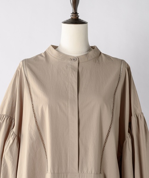 INTER FACTORY（インターファクトリー）の「長袖ワンピース（ワンピース・レディース・ホワイト・FREE）」の6枚目の写真