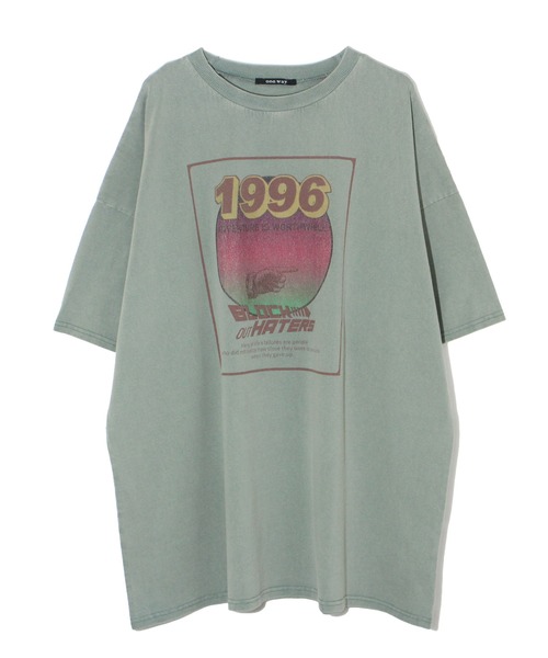 one way(ワンウェイ)の「Cinema1996ロゴT(Tシャツ/カットソー・レディース・ホワイト/ブラック/オレンジ/ライトグリーン・FREE)」の3枚目の写真