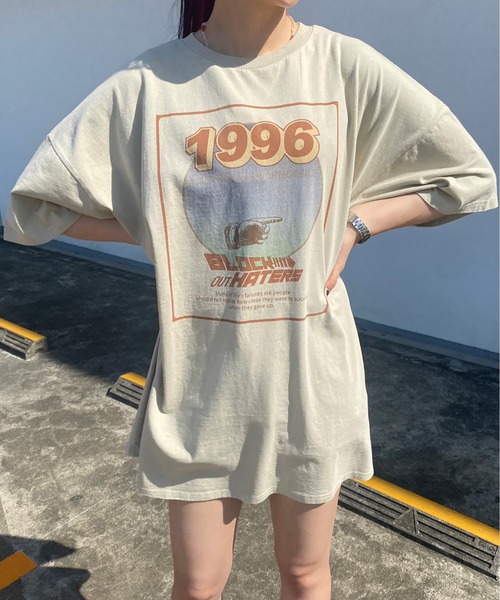 one way(ワンウェイ)の「Cinema1996ロゴT(Tシャツ/カットソー・レディース・ホワイト/ブラック/オレンジ/ライトグリーン・FREE)」の14枚目の写真