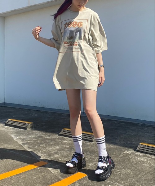 one way(ワンウェイ)の「Cinema1996ロゴT(Tシャツ/カットソー・レディース・ホワイト/ブラック/オレンジ/ライトグリーン・FREE)」の19枚目の写真