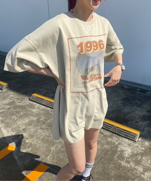 one way(ワンウェイ)の「Cinema1996ロゴT(Tシャツ/カットソー・レディース・ホワイト/ブラック/オレンジ/ライトグリーン・FREE)」の16枚目の写真