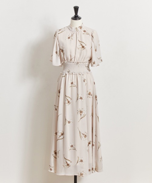 NOELA（ノエラ）の「エフェメラルリリーワンピース（ワンピース・レディース・ブラック/ベージュ/ピンク・S/M）」の18枚目の写真