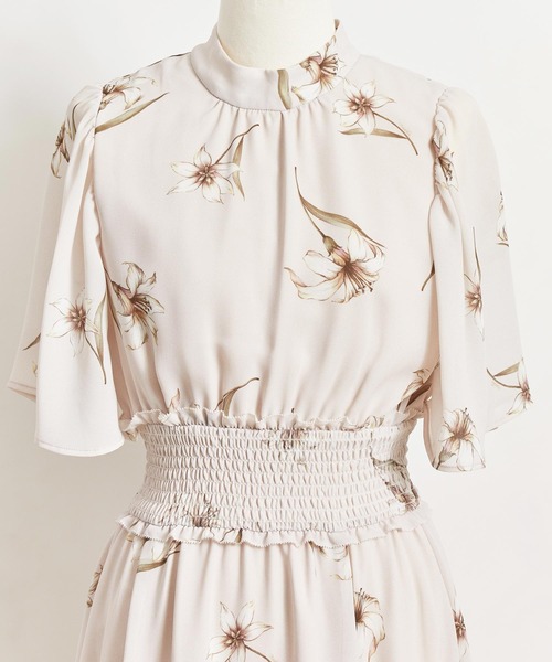 NOELA（ノエラ）の「エフェメラルリリーワンピース（ワンピース・レディース・ブラック/ベージュ/ピンク・S/M）」の19枚目の写真