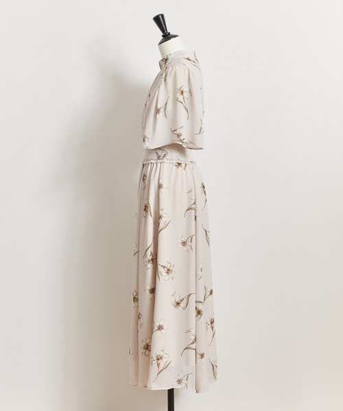 NOELA（ノエラ）の「エフェメラルリリーワンピース（ワンピース・レディース・ブラック/ベージュ/ピンク・S/M）」の21枚目の写真