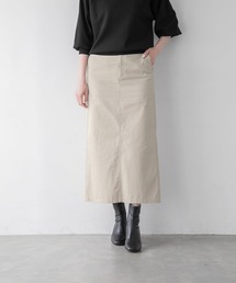yuw | チノマキシスカート　299035(スカート)