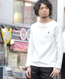 GIORDANO | [GIORDANO]バスク長袖シャツ(Tシャツ/カットソー)