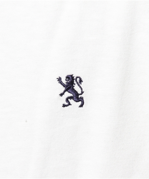 GIORDANO（ジョルダーノ）の「[GIORDANO]バスク長袖シャツ（Tシャツ/カットソー・メンズ・ホワイト/ブルー/ネイビー/レッド・MEDIUM/LARGE）」の10枚目の写真