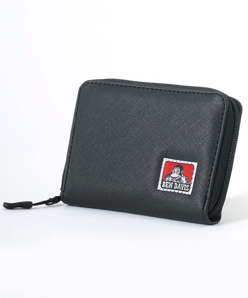 BEN DAVIS（ベンデイビス）の「BEN DAVIS/ベンデイビス ワンポイント ロゴ ラウンドジップ ウォレット/財布（財布・メンズ・ブラック/ブラック系その他/ブラック系その他2・FREE）」の7枚目の写真
