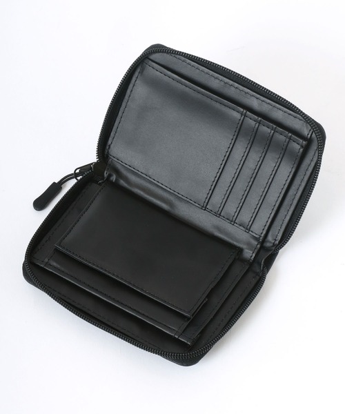 BEN DAVIS（ベンデイビス）の「BEN DAVIS/ベンデイビス ワンポイント ロゴ ラウンドジップ ウォレット/財布（財布・メンズ・ブラック/ブラック系その他/ブラック系その他2・FREE）」の8枚目の写真