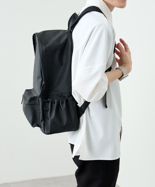 COLONY 2139（コロニートゥーワンスリーナイン）の「撥水コーティングキャンバスリュック/ユニセックス（バックパック/リュック・メンズ・ブラック・FREE）」の5枚目の写真