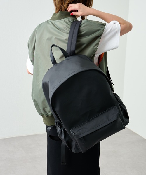 COLONY 2139（コロニートゥーワンスリーナイン）の「撥水コーティングキャンバスリュック/ユニセックス（バックパック/リュック・メンズ・ブラック・FREE）」の11枚目の写真