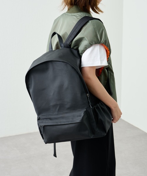 COLONY 2139（コロニートゥーワンスリーナイン）の「撥水コーティングキャンバスリュック/ユニセックス（バックパック/リュック・メンズ・ブラック・FREE）」の13枚目の写真