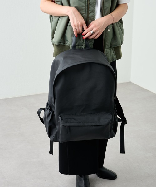 COLONY 2139（コロニートゥーワンスリーナイン）の「撥水コーティングキャンバスリュック/ユニセックス（バックパック/リュック・メンズ・ブラック・FREE）」の14枚目の写真