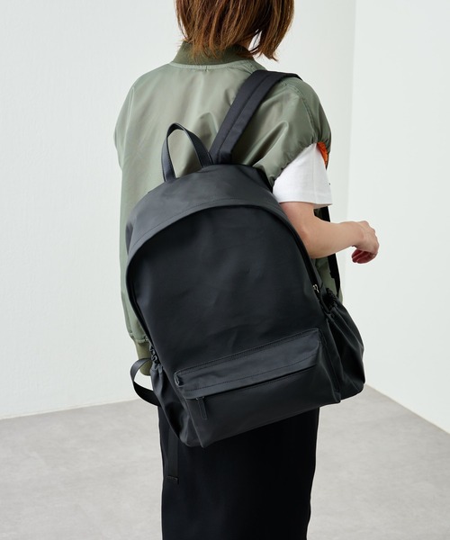 COLONY 2139（コロニートゥーワンスリーナイン）の「撥水コーティングキャンバスリュック/ユニセックス（バックパック/リュック・メンズ・ブラック・FREE）」の12枚目の写真