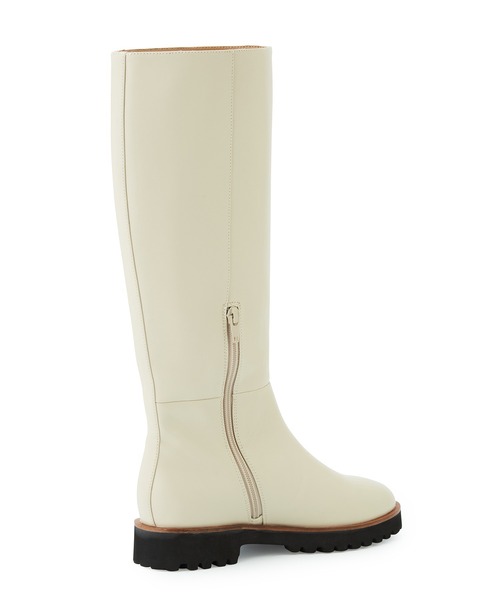 ADAM ET ROPE'（アダムエロペ）の「ジョッキーロングブーツ（ブーツ・レディース・ブラック/オフホワイト・23.5cm/24.5cm/23.0cm/24.0cm）」の9枚目の写真