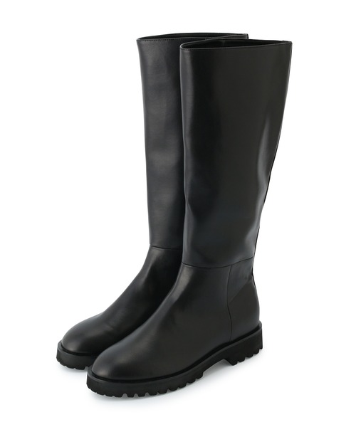 ADAM ET ROPE'（アダムエロペ）の「ジョッキーロングブーツ（ブーツ・レディース・ブラック/オフホワイト・23.5cm/24.5cm/23.0cm/24.0cm）」の7枚目の写真