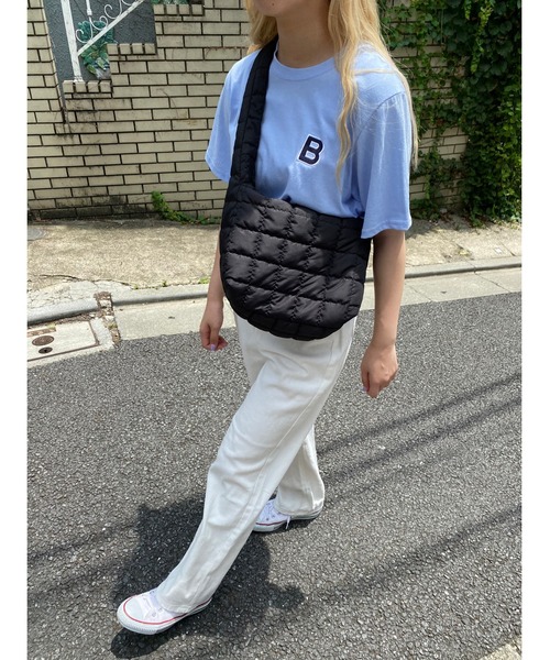 WC(ダブル シー)の「キルトショルダーバッグ(ショルダーバッグ・レディース・ホワイト/ブラック/サックスブルー/ピンク/グリーン・FREE)」の17枚目の写真