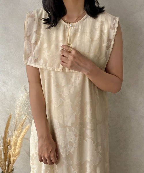 apres jour clair(アプレジュールクレア)の「【apres jour clair】2WAYノースリーブワンピース【ZOZOTOWN限定アイテム】(ワンピース・レディース・アイボリー/オフホワイト/ライトブラウン・X-LARGE/フリー)」の19枚目の写真