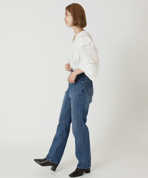 B.C STOCK(ベーセーストック)の「レースブラウス(シャツ/ブラウス・レディース・ホワイト/グリーン/ネイビー/オレンジ・FREE)」の14枚目の写真