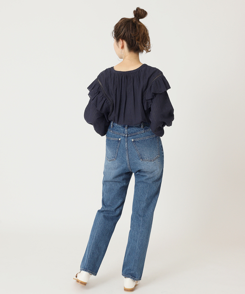 B.C STOCK（ベーセーストック）の「レースブラウス（シャツ