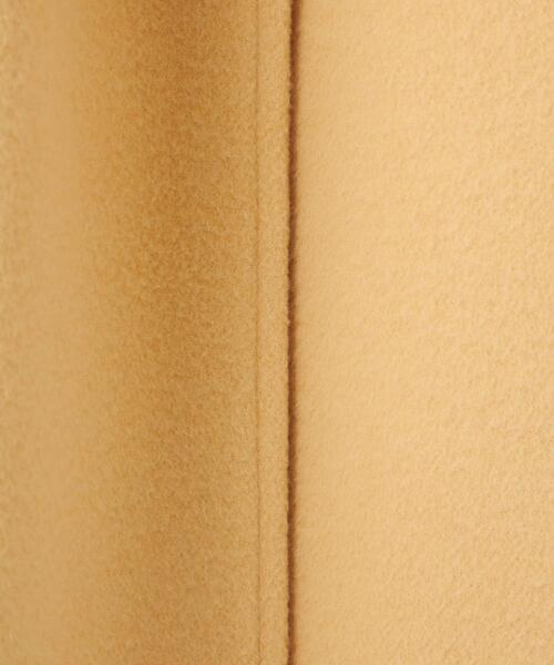 EMMEL REFINES（エメルリファインズ）の「＜EMMEL REFINES＞EM スタンドカラー フレア ロングコート（チェスターコート・レディース・ダークブラウン/クリーム/ライム・M/S）」の11枚目の写真