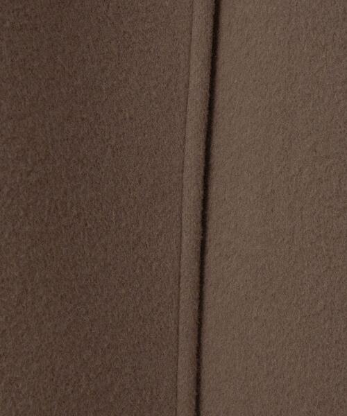 EMMEL REFINES（エメルリファインズ）の「＜EMMEL REFINES＞EM スタンドカラー フレア ロングコート（チェスターコート・レディース・ダークブラウン/クリーム/ライム・M/S）」の13枚目の写真