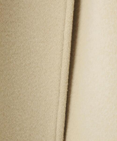 EMMEL REFINES（エメルリファインズ）の「＜EMMEL REFINES＞EM スタンドカラー フレア ロングコート（チェスターコート・レディース・ダークブラウン/クリーム/ライム・M/S）」の15枚目の写真