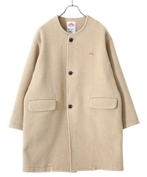 ◆ DANTON ダントン COLLARLESS COAT DT-A0012 68088186b_b_03_215.jpg