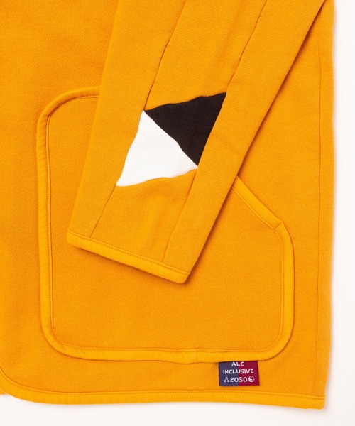 AlexanderLeeChang（アレキサンダーリーチャン）の「AlexanderLeeChang アレキサンダーリーチャン / BLC SWET SANKAKU CARDIGAN BACANCESコラボレーションスウェットカーディガン / BC012201（カーディガン/ボレロ・メンズ・ブラック/グレー/マスタード・X-LARGE/MEDIUM/LARGE）」の18枚目の写真