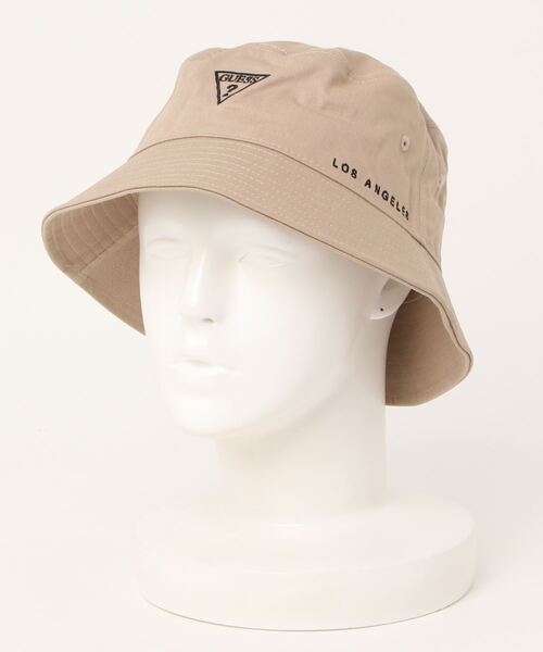 Guess（ゲス）の「【GUESS】ゲス　HAT　バケットハット　AM3A8894DS（ハット・レディース・ブラック/ベージュ/ホワイト・FREE）」の3枚目の写真