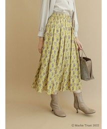 Te chichi | 【ミュシャコラボ】プリントタックギャザースカート(スカート)