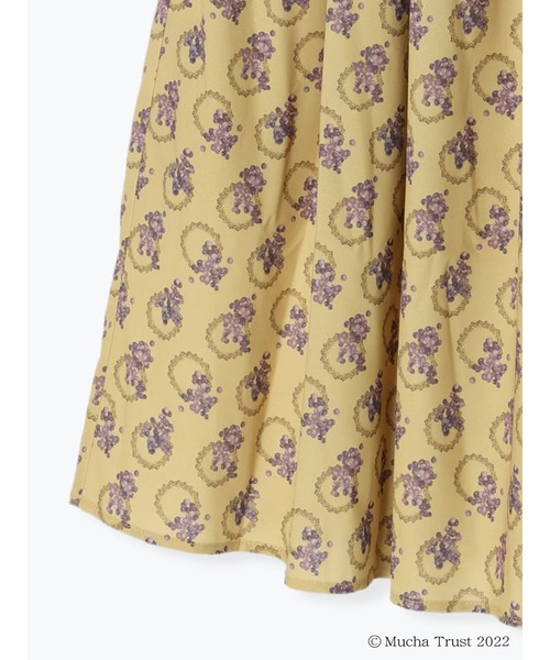 Te chichi(テチチ)の「【ミュシャコラボ】プリントタックギャザースカート(スカート・レディース・カーキ/イエロー・フリ-)」の15枚目の写真