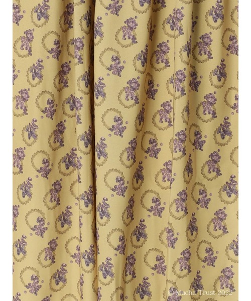 Te chichi(テチチ)の「【ミュシャコラボ】プリントタックギャザースカート(スカート・レディース・カーキ/イエロー・フリ-)」の21枚目の写真