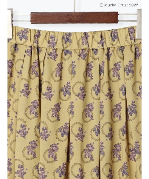 Te chichi(テチチ)の「【ミュシャコラボ】プリントタックギャザースカート(スカート・レディース・カーキ/イエロー・フリ-)」の8枚目の写真