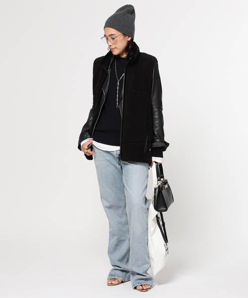 AP STUDIO（エーピーストゥディオ）の「【BULLY/ブリー】ライダースジャケット（ライダースジャケット・レディース・ブラック・FREE）」の7枚目の写真