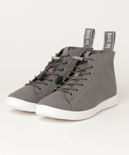 le coq sportif（ルコックスポルティフ）の「LA アルマ MID II T+R / 防水設計 コンパクト メンズ レディース ユニセックス シューズ スニーカー 靴 スポーツウェア（スニーカー・メンズ・グレー・25.0cm/23.0cm/26.0cm/27.0cm/24.0cm/28.0cm）」の14枚目の写真