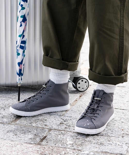 le coq sportif（ルコックスポルティフ）の「LA アルマ MID II T+R / 防水設計 コンパクト メンズ レディース ユニセックス シューズ スニーカー 靴 スポーツウェア（スニーカー・メンズ・グレー・25.0cm/23.0cm/26.0cm/27.0cm/24.0cm/28.0cm）」の11枚目の写真