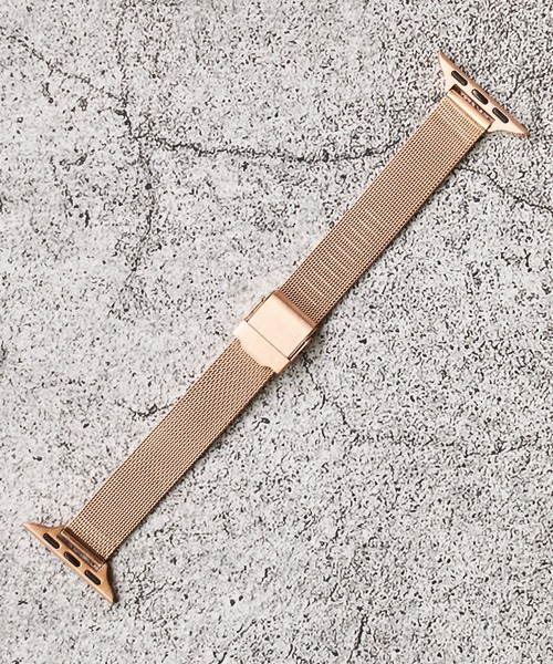 zandy（ズィーアンドワイ）の「【zandy / ズィー・アンド・ワイ】アップルウォッチバンド ミラネーゼベルト ステンレス Apple Watch（デジタル腕時計・レディース・ブラック/シルバー/ゴールド/ピンクゴールド・SMALL/MEDIUM）」の7枚目の写真