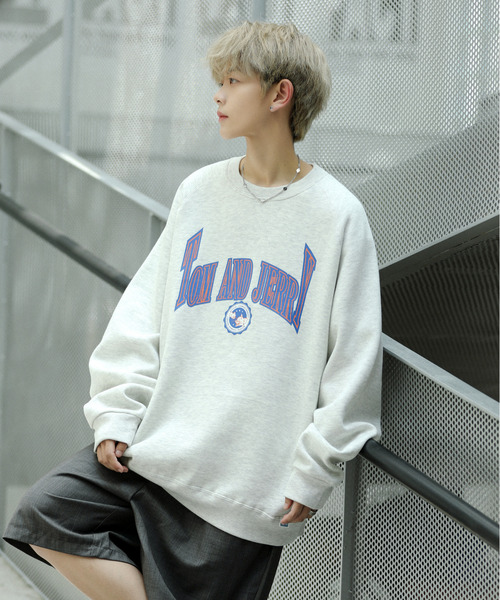 Dime グラフィックプリント トレーナー セール】【neos -addictive design-】TOM&JERRY トムとジェリー