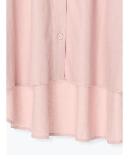 sm2rhythm（サマンサモスモスリズム）の「チュニックシャツ（チュニック・レディース・グレー/オフホワイト/ピンク・ﾌﾘ-）」の8枚目の写真