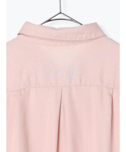 sm2rhythm（サマンサモスモスリズム）の「チュニックシャツ（チュニック・レディース・グレー/オフホワイト/ピンク・ﾌﾘ-）」の9枚目の写真