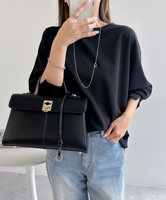 トリアセジョーゼット スクエアポンチョ（シャツ/ブラウス）｜Deuxieme